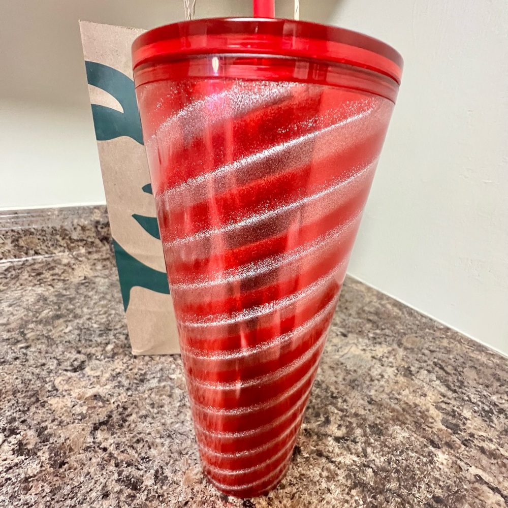Starbucks Venti Striped Tumbler - Brand New - Picture 3 of 8